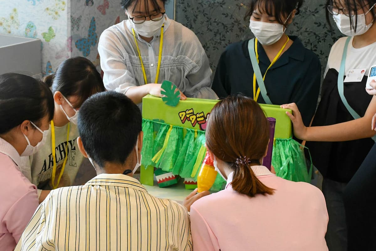 学生ボランティアによる会場運営